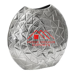 High Quality Metal Aluminium Abstract Design Antique <b>Gold</b> Urn Planter Luxury Wedding Decor Flower <b>Vases</b> for Home & Hotels Decor - Product Image 5