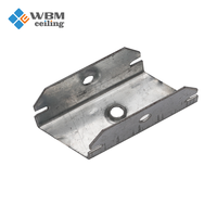 Prix usine F47 Système de plafond à clip, Profilé en acier galvanisé, Profilé principal, Profilé de support, Accessoires de décoration de plafond