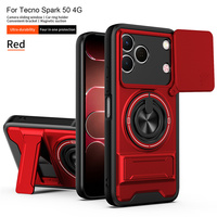 Coque de protection intégrale Lichicase avec anneau magnétique puissant pour Tecno Spark 50 Pova Curve 2 Armor
