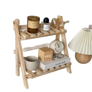 Multifunctional indoor minimalist multi-layer <b>desktop</b> storage rack, flower stand, student desk organizer, dormitory bedroom - Product Image 2