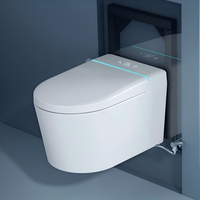 WC intelligent mural à chasse silencieuse pour hôtels et appartements de luxe – Vente en gros