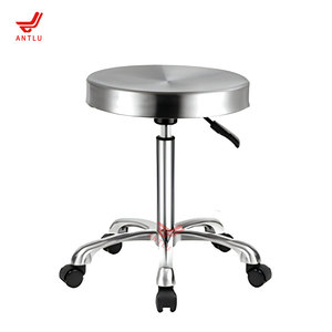 Chaise de travail professionnelle AntluPlus à rotation 360° pour barbier, <span class=keywords><strong>coiffeur</strong></span>, technicien, tabouret pivotant pour salon de beauté - Product Image 1