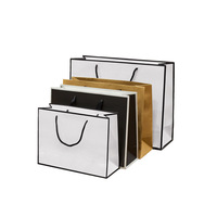 Sacs en carton personnalisés pour cadeaux, vêtements, sacs à main, impression flexographique simple, publicité, exposition, supermarché, directement de l'usine