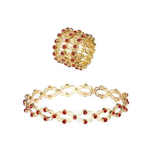 2026 Hot Sale 2 in 1 Kreativer Kupfer armband Stretch Ring Transform able <span class=keywords><strong>Magic</strong></span> Teleskop ring Verstellbarer Damen schmuck ring - Product Image 1