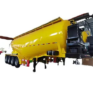 BERKLEY Pneumatic Bulk powder particle tank trailer wheat flour truck trailer air compressor bulk cement semitrailer 1 - 9 sets