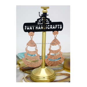 Primavera 2027 accesorios de Año Nuevo Chino pendientes hipoalergénicos joyería vestido de seda pendientes de plata alemana oxidada - Product Image 5