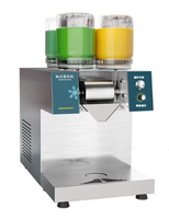 Machine à glace en flocons certifiée en acier inoxydable, moteur 720W, réservoir d'eau 5L, verrou de sécurité, 220V, usage commercial, garantie 1 an