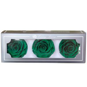 Venta al por mayor 7-8cm cabeza de rosas preservadas rosas de San Valentín cabeza preservada para arreglo floral - Product Image 5