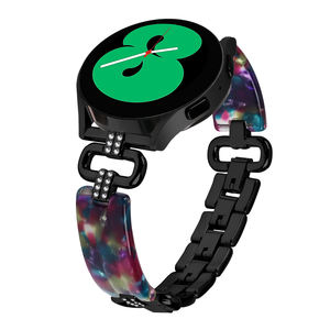 Luxo Metal Watch Strap Novo Design 20mm Largura Pulseira Cadeia Diamante Banda - Product Image 1