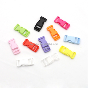 Hebilla de plástico KAM ecológica personalizada de <span class=keywords><strong>10mm</strong></span>, hebilla de Liberación lateral rápida de empalme de colores para correa, muñecas DIY - Product Image 1