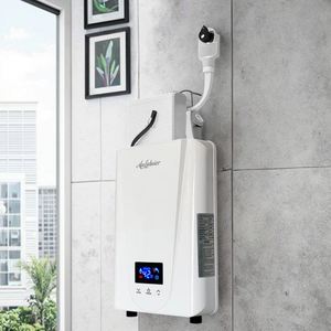 Calentador instantáneo de agua sin tanque para ducha eléctrica súper delgada para el hogar, Hotel, RV, tecnología de inducción de almacenamiento de acero inoxidable - Product Image 2