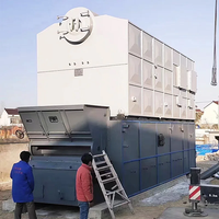 Chaudière à vapeur industrielle à biomasse 1,6 MPa à alimentation automatique, générateur de vapeur au balles de riz et à bagasse pour l'impression et la teinture textile
