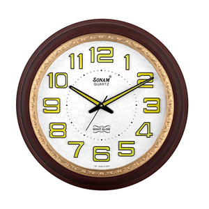 Top Demanded Night Glow Desk <b>Clock</b> With Soft <b>LED</b> Lighting and Quiet Operation for Home Study Available at Best Market Price - Product Image 1
