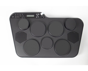 Kit de batterie électronique de table compact et portable, à pads de percussion numériques, avec batterie rechargeable - Product Image 1