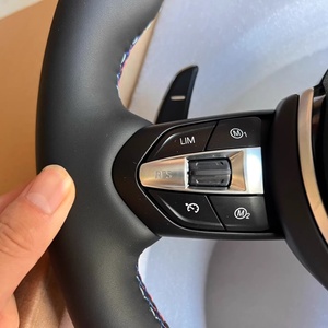 Volante de Cuero Cosido a Mano para <span class=keywords><strong>BMW</strong></span> <span class=keywords><strong>M1</strong></span> M3 M4 M5 M6 F30 F10 F15 F36 F01 F20 F22 F25 F31 F32 E90 E91 E92 X3 X4 X5 X6 - Product Image 3