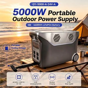 Générateur solaire à roues 5KW direct usine avec stockage d'énergie LiFePO4 pour le camping, la maison et la sauvegarde d'urgence - Product Image 2
