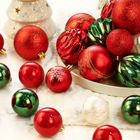 Ensemble de boules décoratives de la série de Noël pour les décorations de vacances