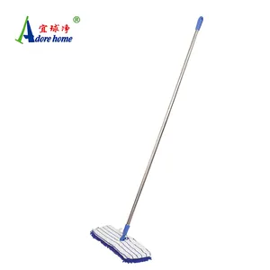 Flat Mop With Squeeze Bucket Wet And Dry Floor Cleaning Microfiber Pad Mop