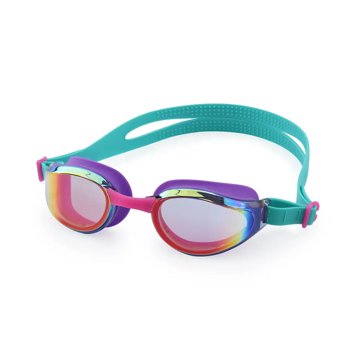 Kacamata renang Pria Wanita, perlengkapan berenang lensa lapisan cermin anti kabut UV untuk dewasa