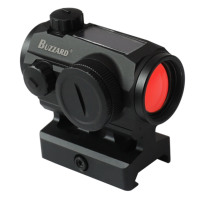 Viseur point rouge solaire Buzzard SLR10S 1x21 avec capteur de mouvement, mise en veille automatique, réticule multiple, viseur reflex, étanche IPX7, viseur optique compact