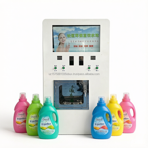 Distributeur automatique de liquides YISO avec pompe à engrenages, borne de remplissage de liquides en libre-service, 4 réservoirs de 80L - Product Image 1