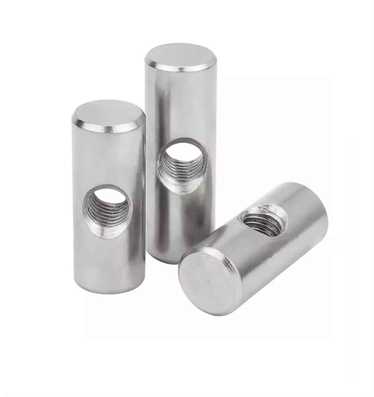 Factory Custom Slotted Furniture Dowel Nut Insert Stainless Steel Barrel Nut Hammer Nut