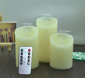 Candele LED Senza Fiamma in Paraffina, a Batteria, con Fiamma Realistica Oscillante, Candele Elettroniche con Telecomando - Product Image 5