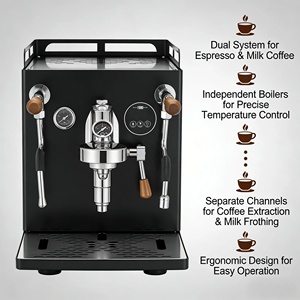 Máquina de Espresso Comercial Semiautomática E61 con Bomba Rotativa Importada y Calderas Dobles - Product Image 4