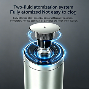 Mini-Aroma-Diffusor mit <span class=keywords><strong>Timer</strong></span> und Farbiger Ambientebeleuchtung, Tragbarer Ätherischer Öl-Diffusor für Zuhause, Büro und Reisen, Geschenkverpackung - Product Image 5