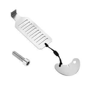 Bloqueador de Puerta Portátil de Acero Inoxidable, Montaje en Bisagra, Antirrobo, Seguridad para el Hogar y Hoteles, Diseño Minimalista, Fácil Instalación - Product Image 4