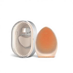 Dispositivo Profesional de Limpieza Facial Recargable, Masajeador Exfoliante Eléctrico Sónico de Silicona ABS - Product Image 1