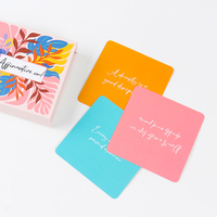 Cartes d'Affirmation Personnalisées Dorure à Chaud pour Boîte Cadeau Cartes Spirituelles