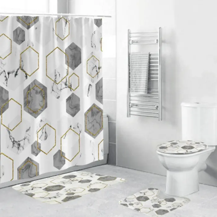Bathroom Custom Shower Curtain Liner USA OEM