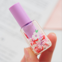 Corée fleur claire beaux cadeaux doux Kawaii Graffiti marqueur peinture papeterie dessin vernis à ongles bouteille surligneur stylo