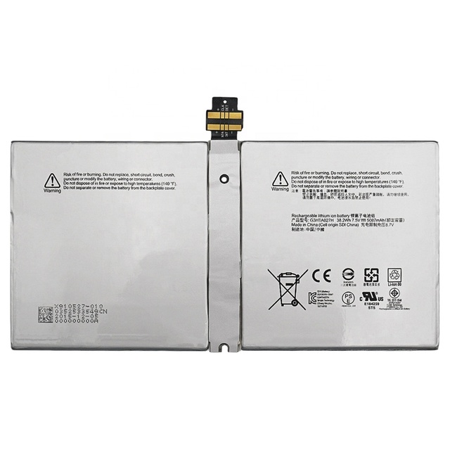 Replacement Laptop Batteries for Microsoft Surface Pro 4 Pro4 1724 G3HTA027H Dynr01 5087mah Replacement Laptop Battery
