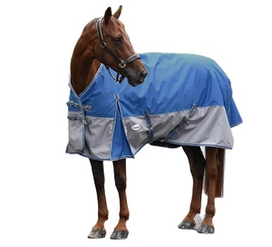 Heavyweight 1680 Denier Winter Horse <b>Blanket</b> with Neck Cover-300gsm Insulation | Waterproof Breathable & Windproof rug supplier - Product Image 6