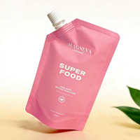 Pochette souple personnalisée de 250 ml avec bec verseur pour conditionneur capillaire, soins de la peau, lotion liquide – Emballage de recharge
