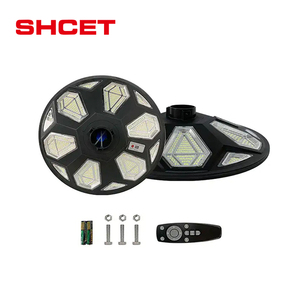 Nhà máy OEM UFO dẫn ánh sáng sân vườn 400W ngoài trời không thấm nước Luminaria năng lượng mặt trời điện Vòng mặt đất sân đường phố Đèn tháp trụ cột đèn - Product Image 3