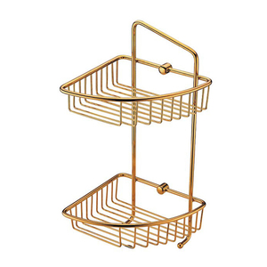 Phòng tắm hiện đại phần cứng thép không gỉ góc kệ treo tường giỏ tắm khăn chủ - Product Image 3