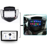 Cadre de navigation automobile en plastique Ai Jia 2din pour Chevrolet Cruze 2009-2011, écran de 9 pouces, support de tableau de bord, panneau vidéo