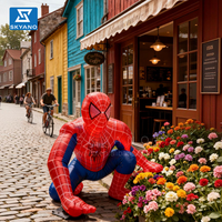 Décorations de fête d'anniversaire pour enfants, accessoires, publicité, modèle de personnage gonflable de super-héros, Spiderman