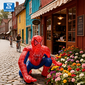 Décorations de fête d'anniversaire pour enfants, accessoires, publicité, modèle de personnage gonflable de <span class=keywords><strong>super</strong></span>-héros, <span class=keywords><strong>Spiderman</strong></span> - Product Image 2