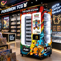 Vente directe d'usine - Kiosque de jeu de cartes Pokémon avec écran tactile numérique de 27 pouces, paiement par carte de crédit