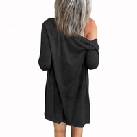 Großhandel Damen Einfarbig V-Ausschnitt Lang Dünn Leicht Dehnbar Gestrickt Atmungsaktiv Anti-Pilling Anti-Falten Spandex/Polyester Sommer