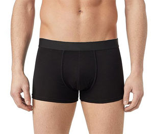 <strong>Men's</strong> Mid-Rise Disposable Breathable Anti-Bacterial Eco-Friendly Cotton Knitted Boxer <strong>Briefs</strong> With Logo On Waist - Product Image 1