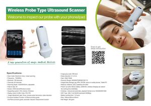เครื่องอัลตราซาวด์สีไร้สายความถี่สูง Beauty Facial Medical Aesthetics 192E 16Mhz 20Mhz หัวตรวจแบบ Linear Doppler รุ่น Uprobe 8P Ultras - Product Image 3
