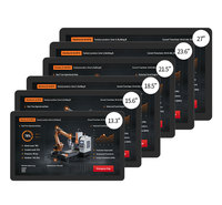 PC industriel tout-en-un Android 13.3 15.6 18.5 21.5 23.6 27 pouces 4*COM RS232 RS485 RK3562 IP65 sans ventilateur avec écran tactile