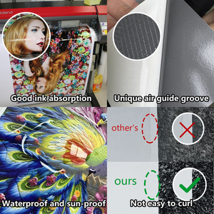Vente en gros de stickers en vinyle PVC autocollants amovibles blancs de 1,27 m * 50 m, surface brillante, pour la décoration de la piste de <span class=keywords><strong>danse</strong></span> de mariage, matériau pour affiche - Product Image 4