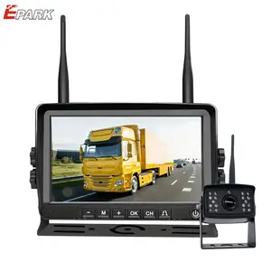 720P 1080P 2.4Ghz Không Dây Camara Hệ Thống Xe Tải AHD 7 Inch Máy Kéo Xe Phía Sau Xem Màn Hình Không Dây Sao Lưu Xếp Máy Ảnh Bộ Dụng Cụ