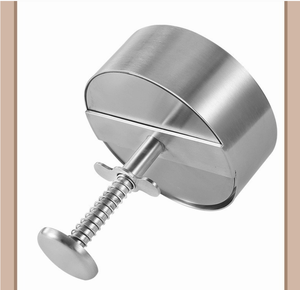 Presse à hamburgers et raviolis 2-en-1 en acier inoxydable à ressort pour hamburgers faits <span class=keywords><strong>maison</strong></span>, enveloppes de hamburgers et <span class=keywords><strong>mini</strong></span>-crêpes - Product Image 5